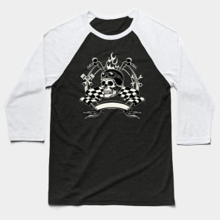 Skeleton rider Baseball T-Shirt